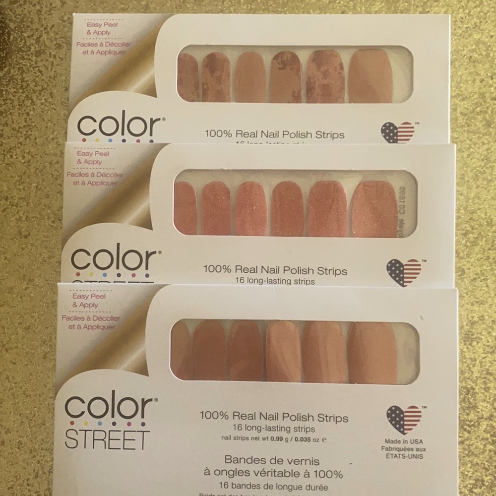 Color Street Bronze Set of 3
